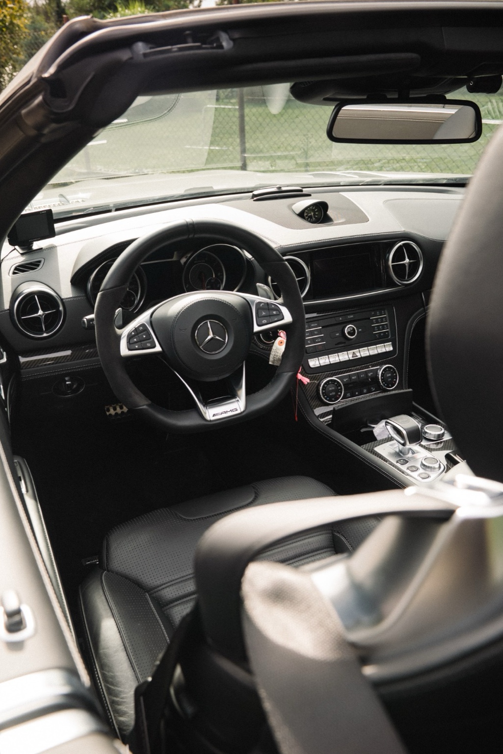 wnętrze Mercedes SL AMG